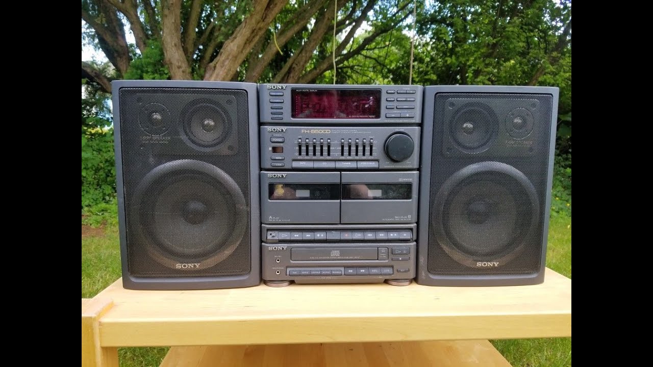 RESTORATION OF SONY FH   B50CD COMPACT CD DECK RECEVEIR- PART 2