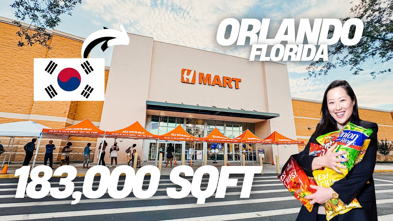 EXPLORING THE LARGEST H MART IN THE WORLD | ORLANDO, FLORIDA (FULL WALKTHROUGH TOUR)