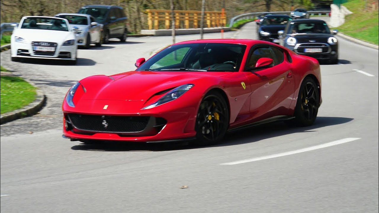 Supercar Accelerations! (812 Superfast, 458 Speciale, F12 N-Largo, ...) - 1. ISCC Supercar Meet 2018