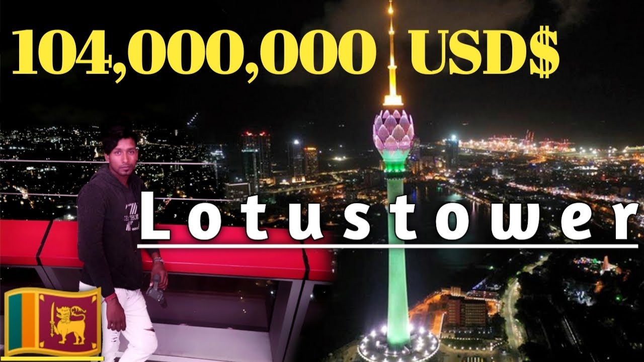 Lotus tower | தாமரை கோபுரம் | night time | Colombo | sri lanka🇱🇰 | Tamil | WIDE A WAY