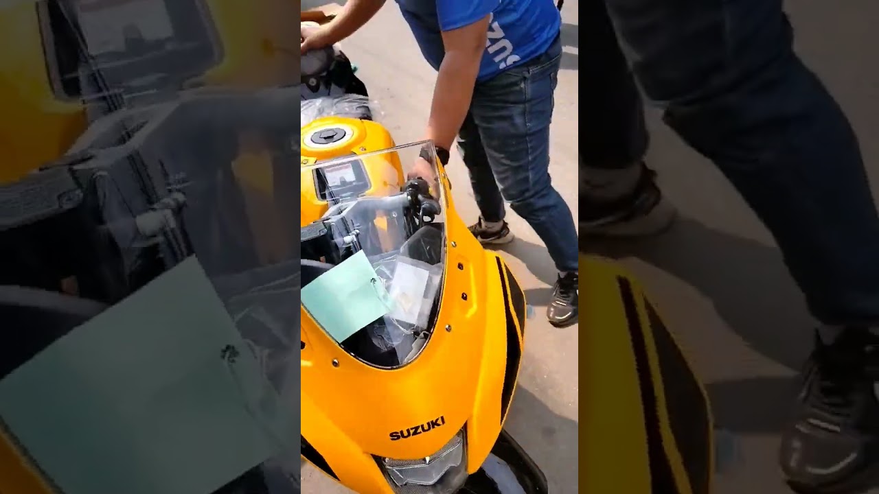 GSX R150 ABS Yellow #suzuki #gsxr #gsxr150newmodel #gsxr150 #viral #a_k_roy_vlogs #suzukiofferprice