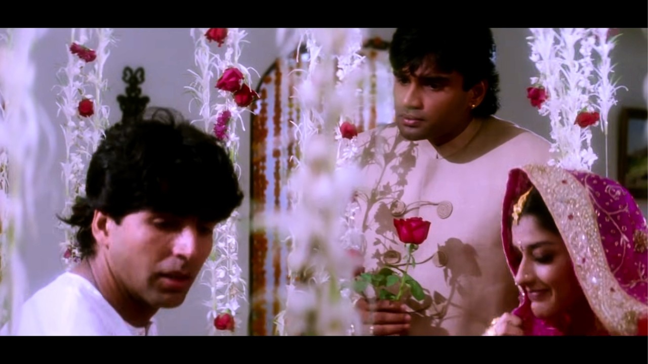 Meri Suhagrat Ke Bistar Pe Tu Kya Kar Raha Hain - Akshay Kuma, Sunil Shetty, Sonali Bendre - Sapoot