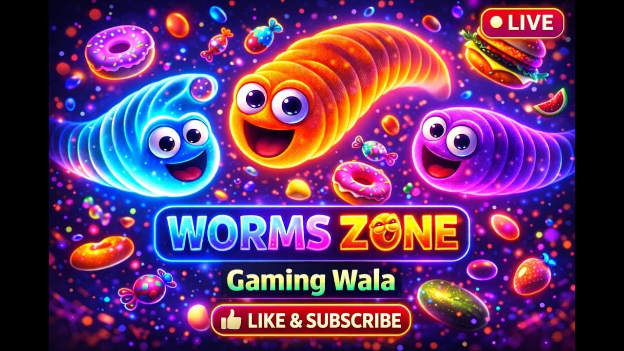 🤔  Galti ki to Game over  | Worm zone live #shortslive #viralshorts #games #wormszone #gameplay