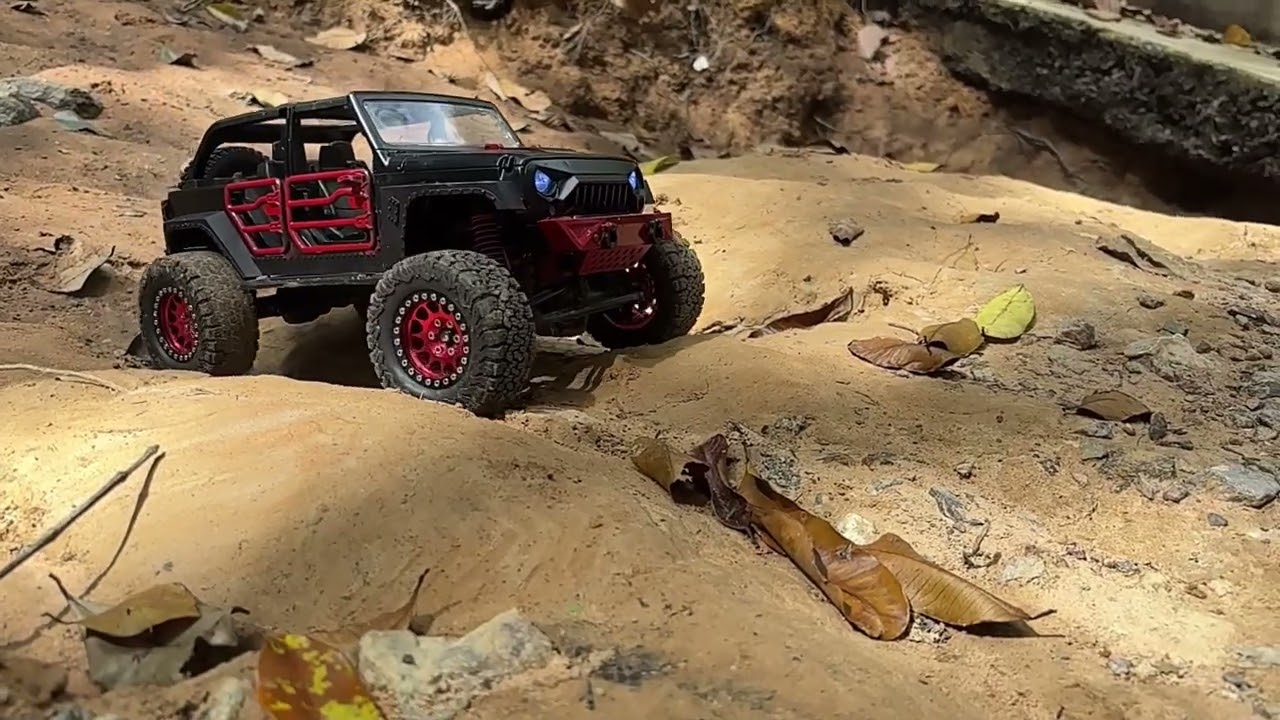 RC Car off-road MN128  Jeep Wrangler 4WD 1/12 scale 