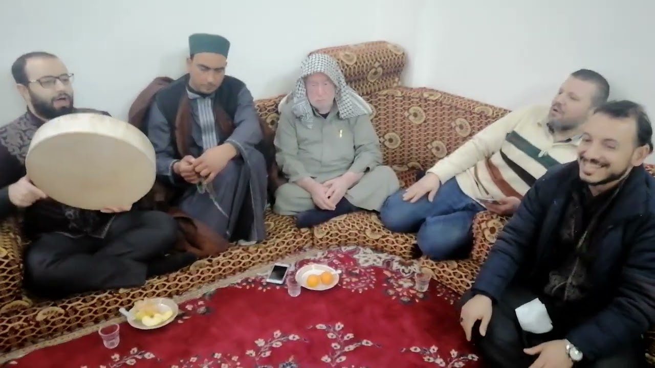 جلسة أنشادية في منزل سيدي الشيخ إبراهيم الخطيب ❤️ بحضور المنشد محمد برنية 🌹