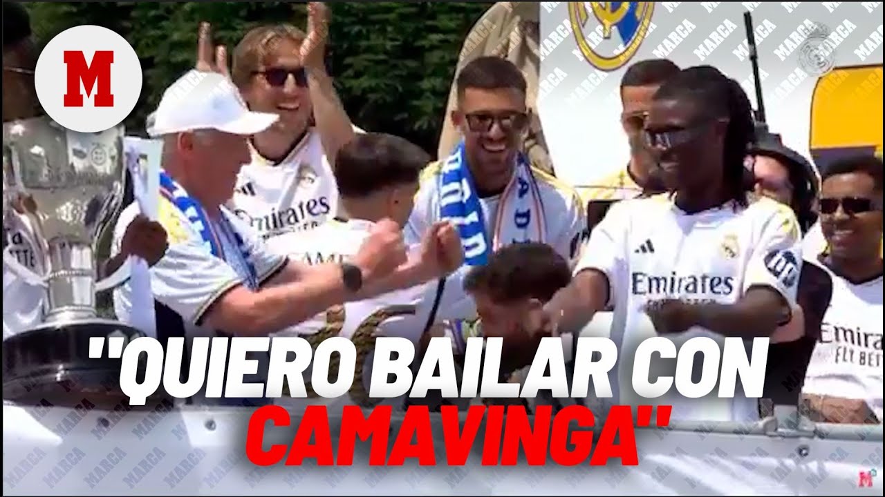 La petición de Ancelotti en Cibeles: 