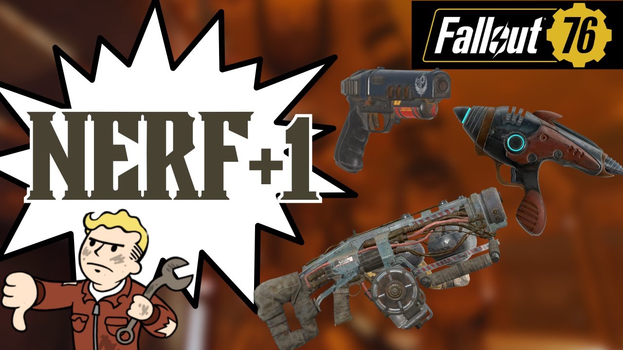 FO76 PTS Elemental Explosive Damage Nerf | Many guns got nerfed
