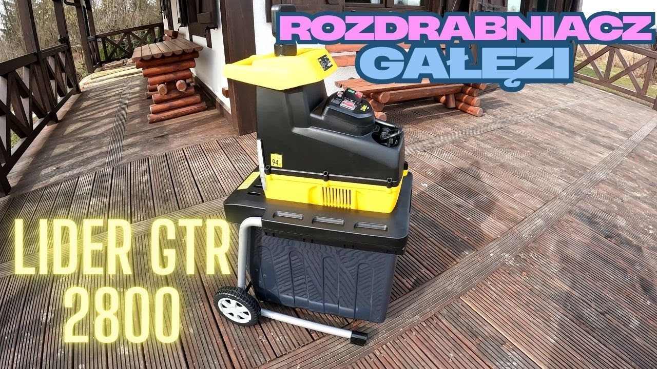 Rozdrabniacz do gałęzi LIDER GTR 2800