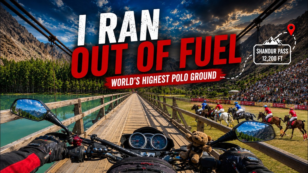 I Ran Out of Fuel on the Way to Shandur Pass | World's Highest Polo Ground | Story 61 Ammar Biker