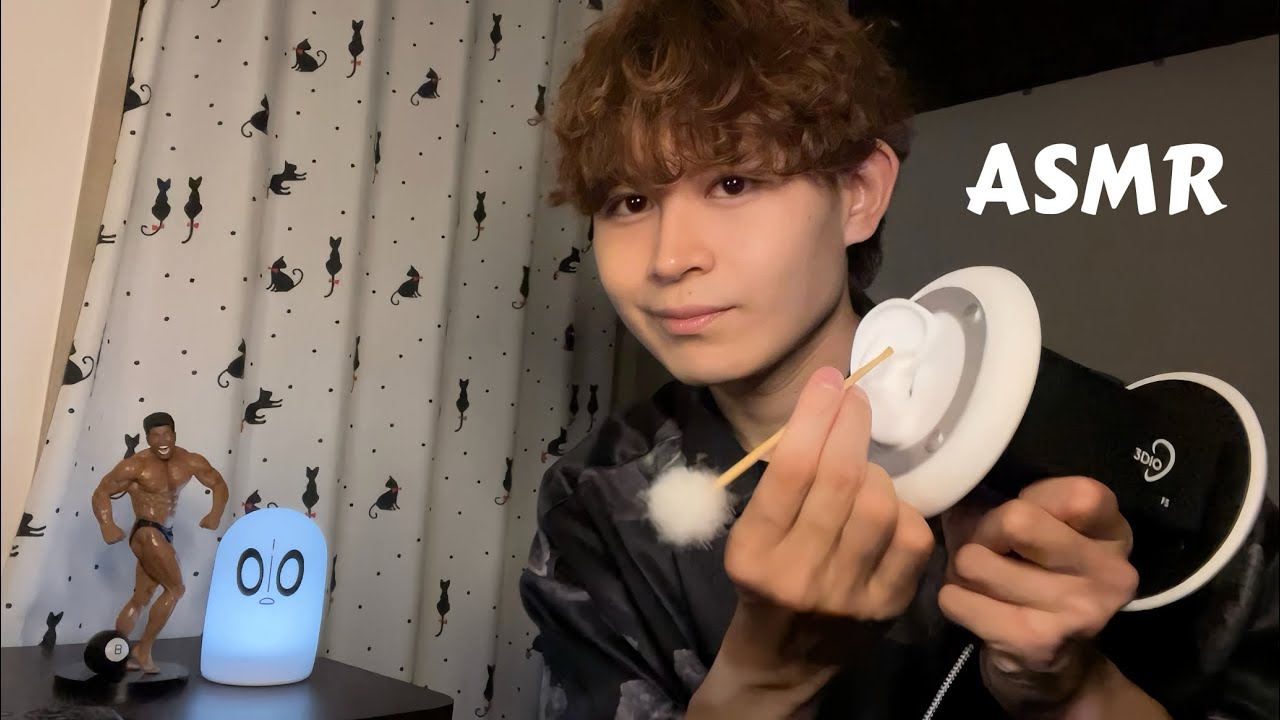 【ASMR】耳介耳かき Auricle Ear cleaning【3DIO】