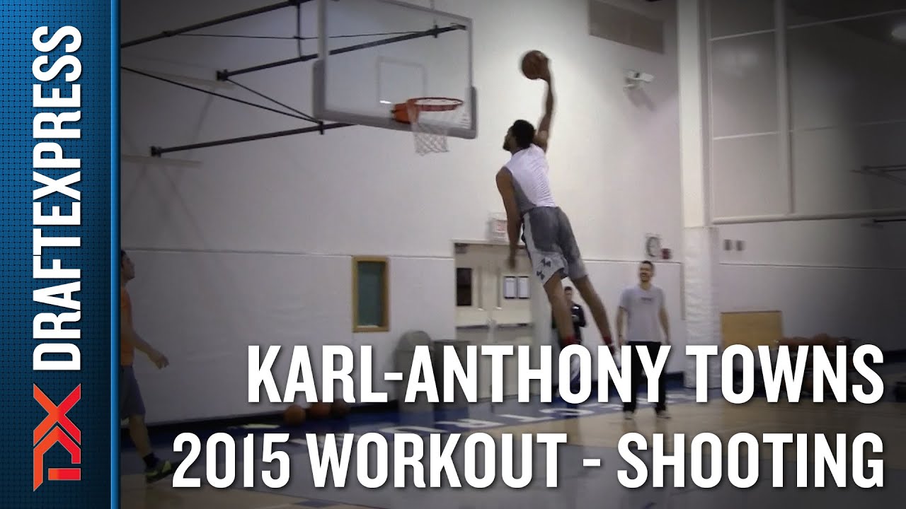 Karl-Anthony Towns 2015 NBA Draft Workout Video - Shooting