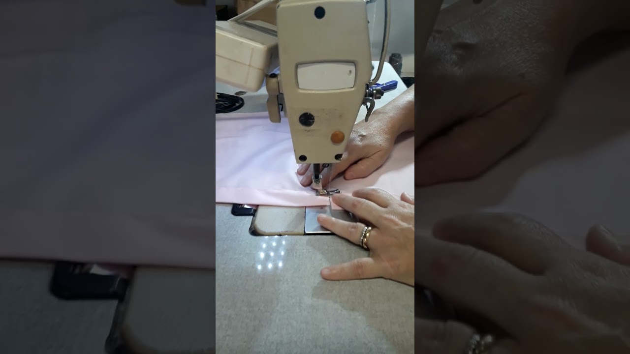 costurando vista básica de camisa feminina
