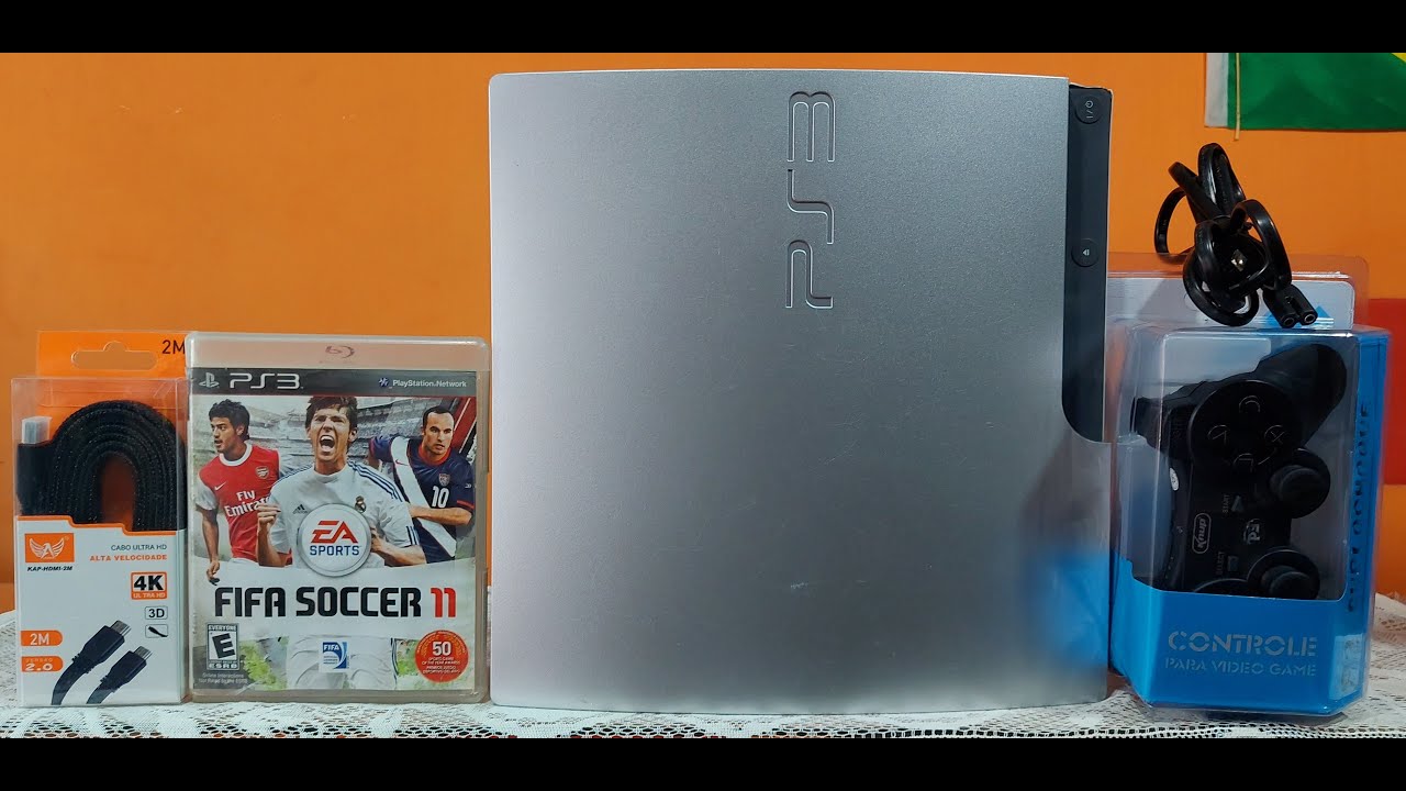 PLAYSTATION 3 SLIM SATIN SILVER EDITION COM 300GB DE HD A VENDA