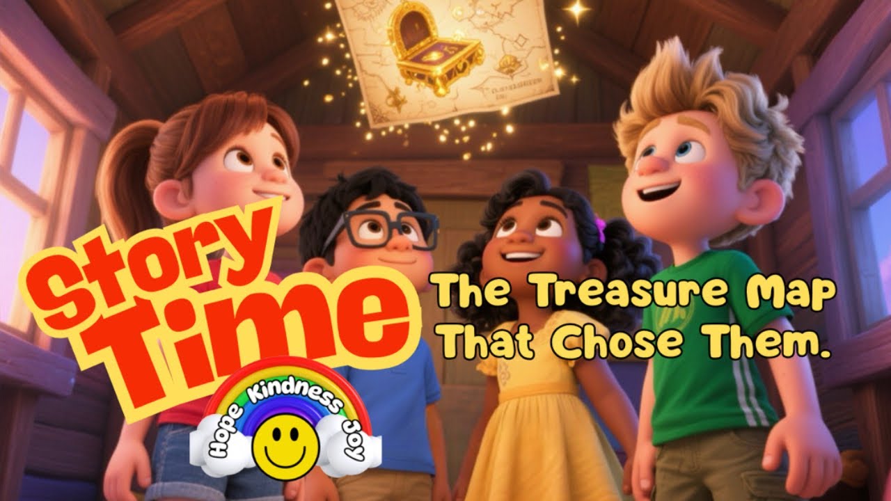 The Treasure Map That Chose Them… And Led to REAL Magic ✨ | Disney-Style Kids Story