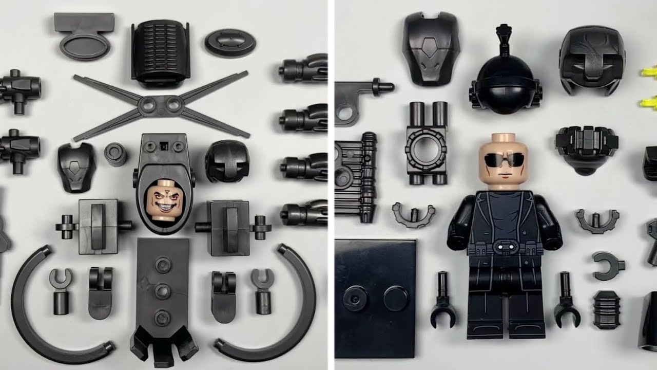 LEGO Skibidi Toilet KDL856 | Hugo Boss | Specialist Astro Toilet | Unofficial Minifigures