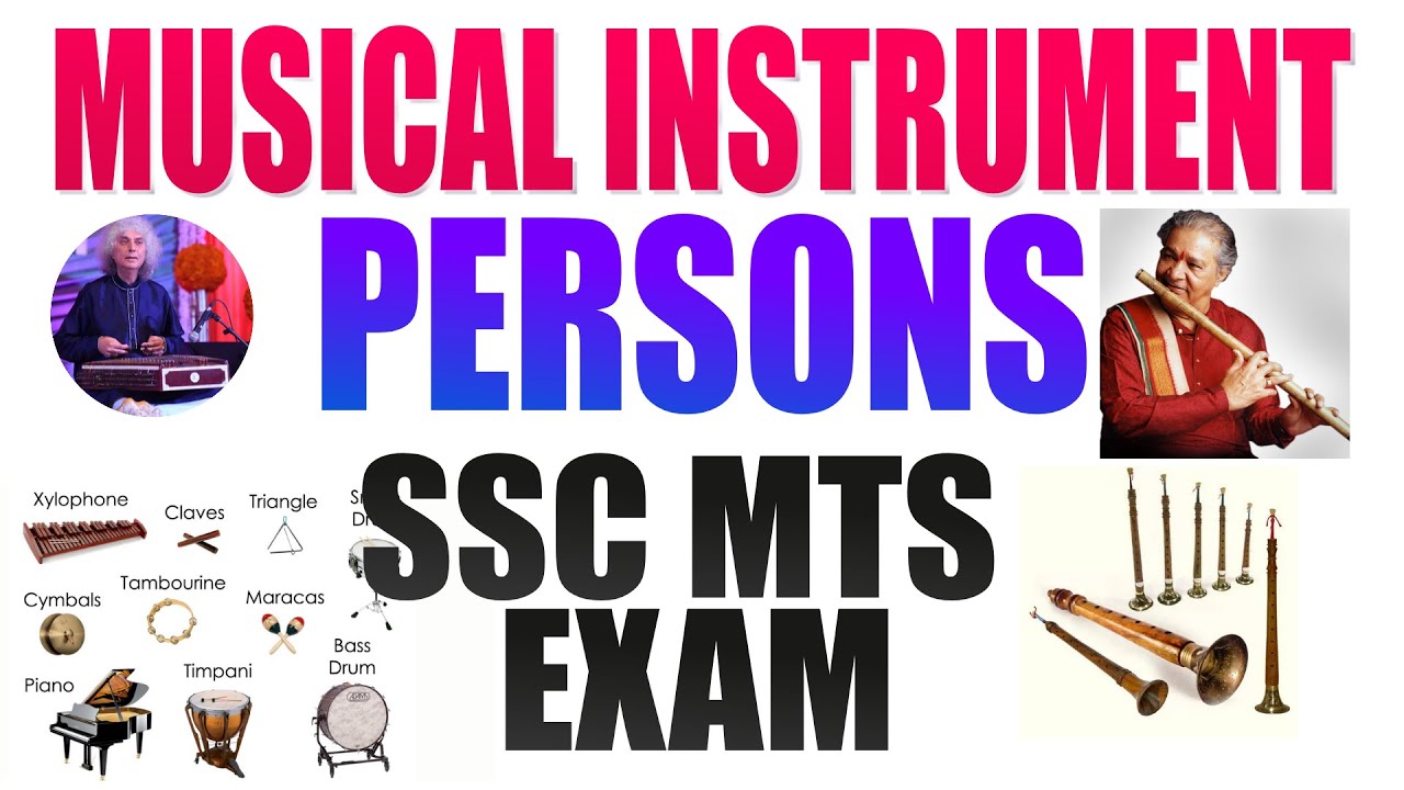 SSC MTS 2026 | Musical Instruments and Famous Personalities | Static GK for SSC,