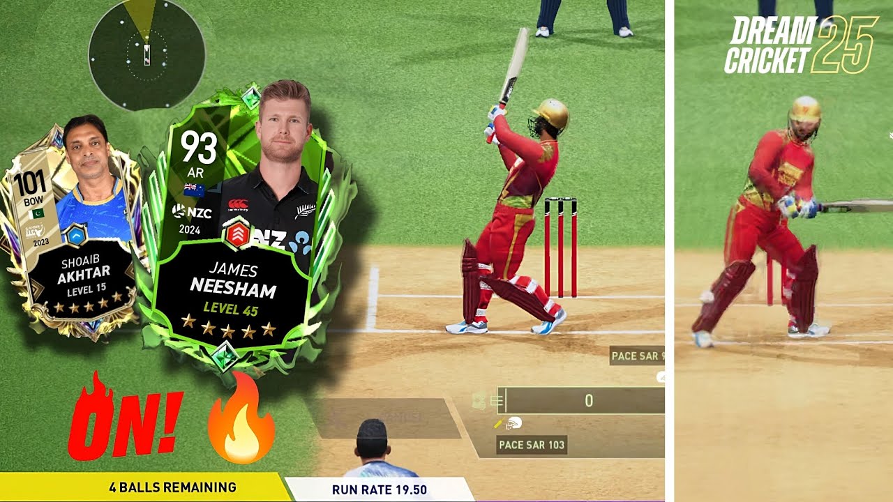 Игровой процесс Dream Cricket 25, повышение рейтинга №8 (сезон 7)