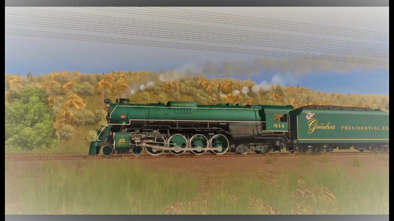 Trainz a New Era: C&O 614 and the Greenbrier Express