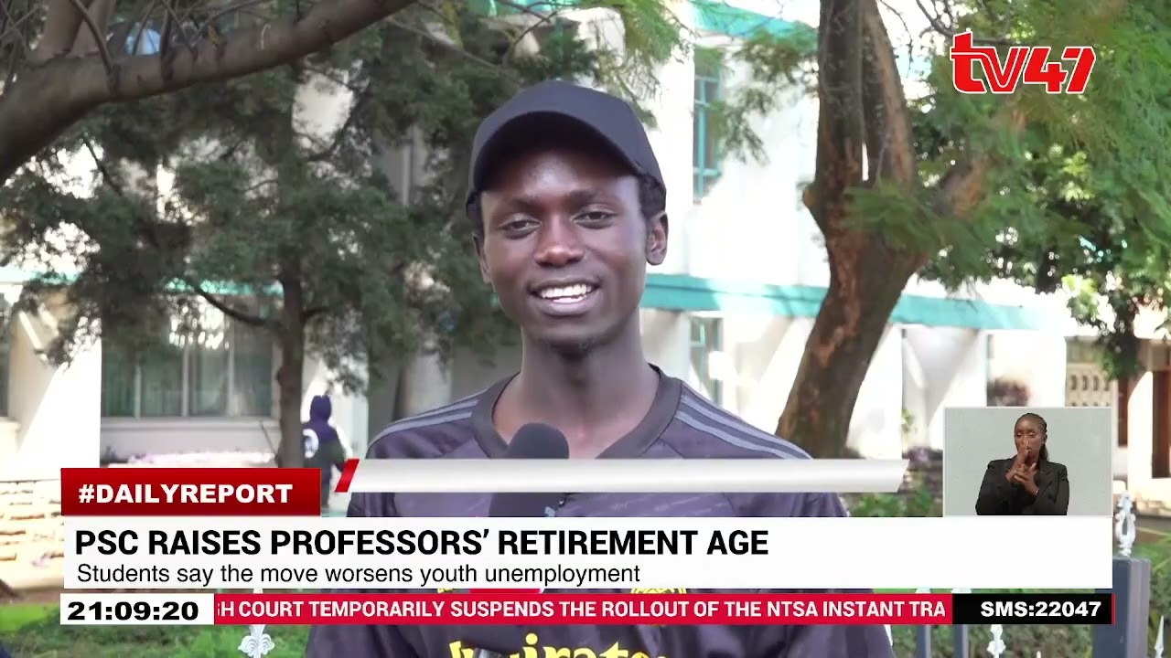 Kenyan professors can now retire at the age of 70