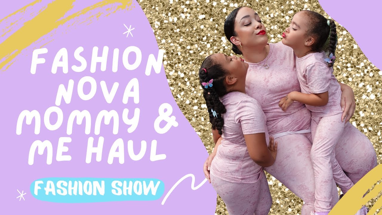 FASHION NOVA MOMMY AND ME HAUL! Evie, Ellie and Mami put on fashion show with fashion nova outfits.