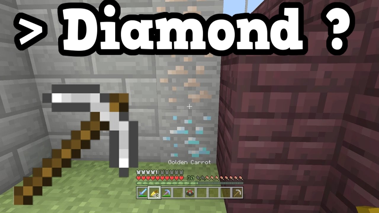 Why Iron Is Sometimes Better Than Diamond (Minecraft Xbox / PE)