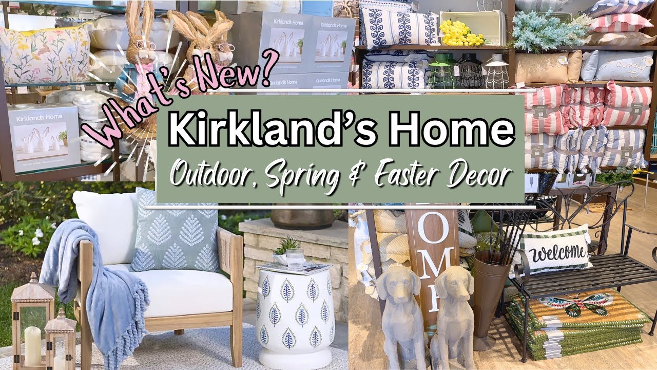 What’s NEW at Kirkland’s? 🌞 Outdoor, Spring & Easter Decor! | Shop with Me