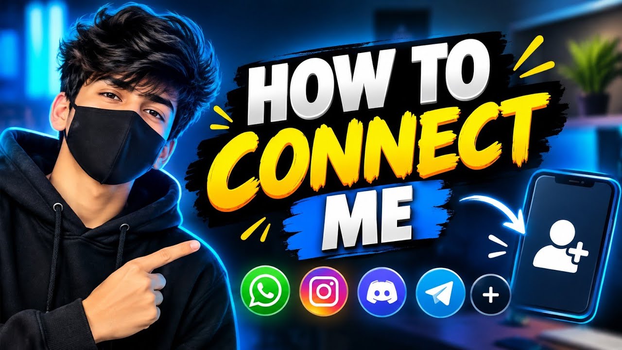 HOW TO CONNECT ME 🔥 | CONTACT ME EASILY #GXLIVE