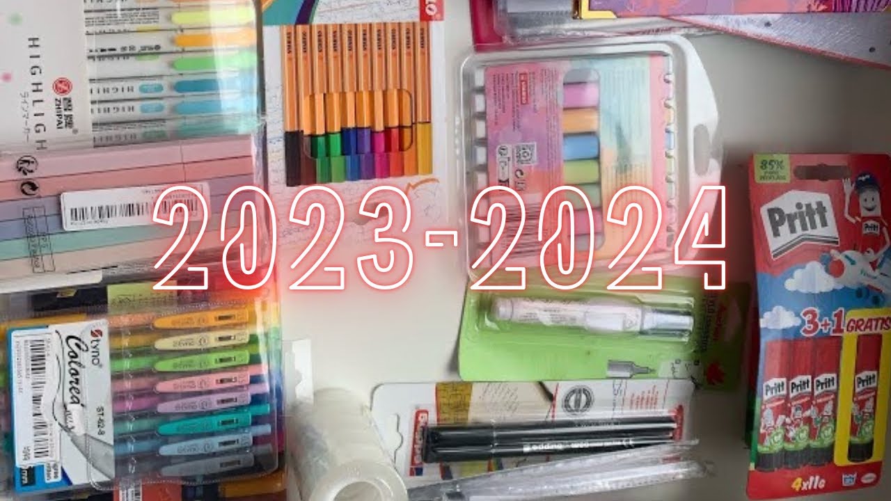 HAUL MATERIAL ESCOLAR📚✏️  2023-2024- Izar Cendoya💕