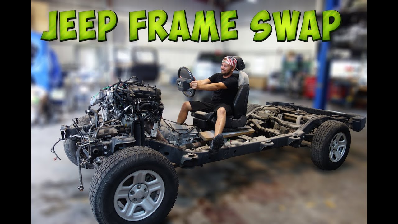 Rebuilding Wrecked Jeep Wrangler! Frame Damage repair!