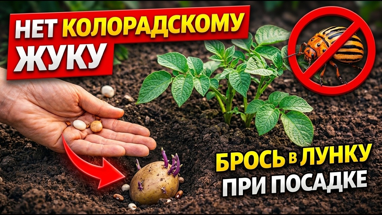 Картофель без химии | Простой способ победить колорадского жука