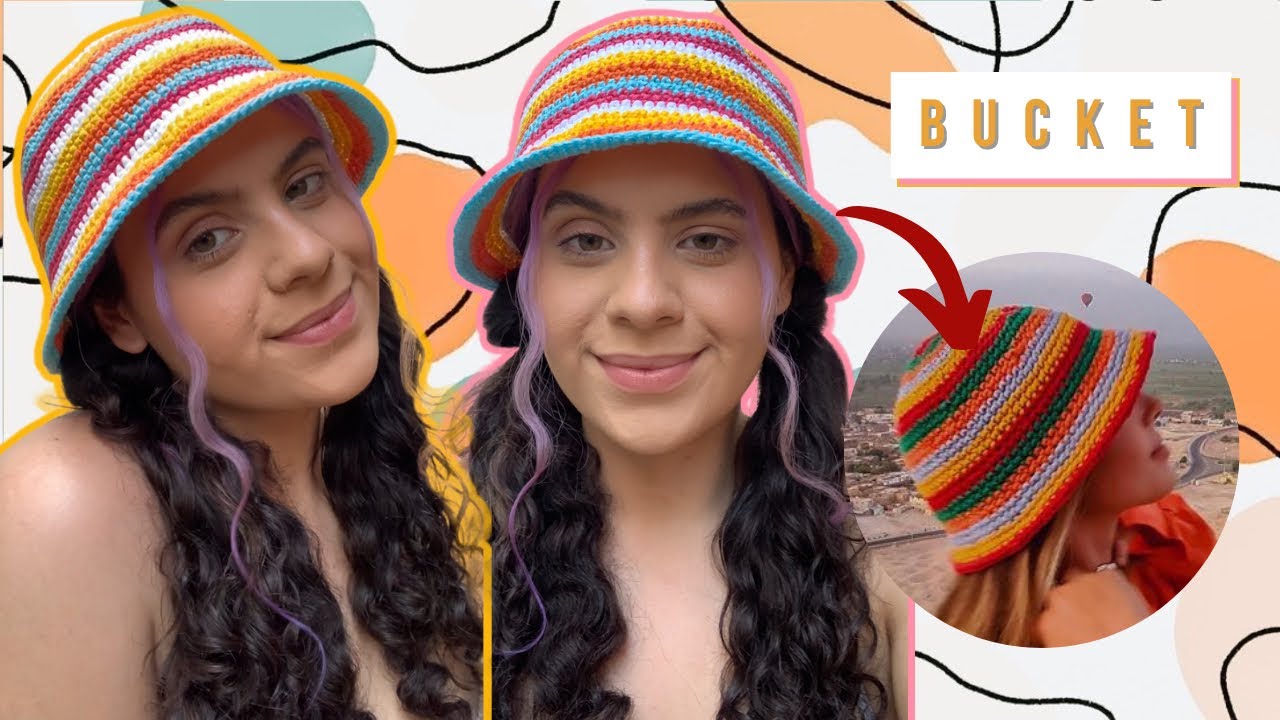 Bucket hat Giovanna Lancellotti - chapéu de crochê