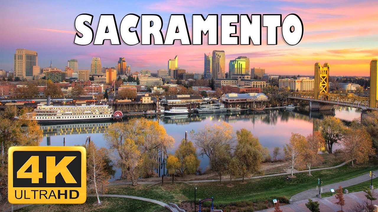 Sacramento, California , USA 🇺🇸 | 4K Drone Footage