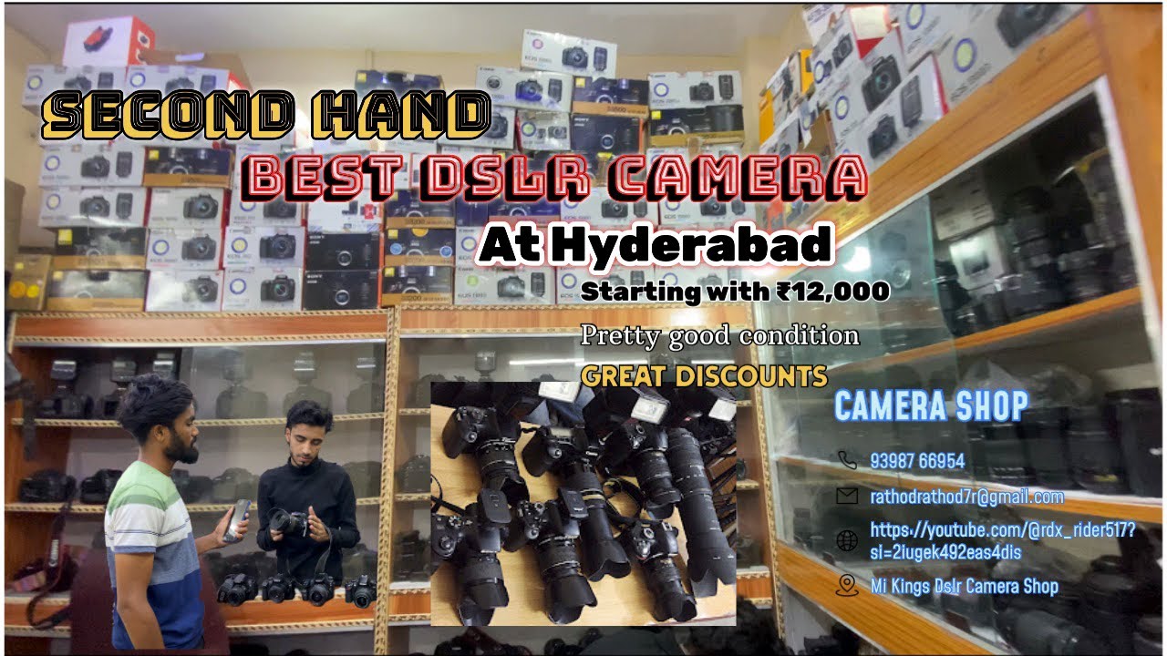 Best second hand camera ||at Hyderabad || all camera models available in SONY,NIKON&CANON