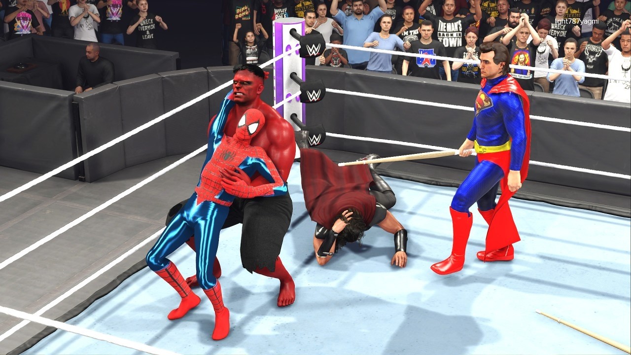 283. super man vs spiderman thor superhero wwe,Best Marvel's Avengers Tag Teams | Elimination Match