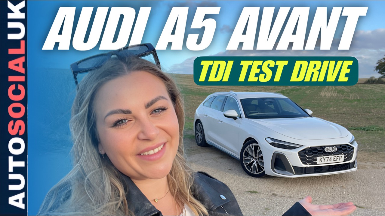 Новый Audi A4 Avant? Audi A5 2025 года — да здравствуют дизельные универсалы! Великобритания, 4K