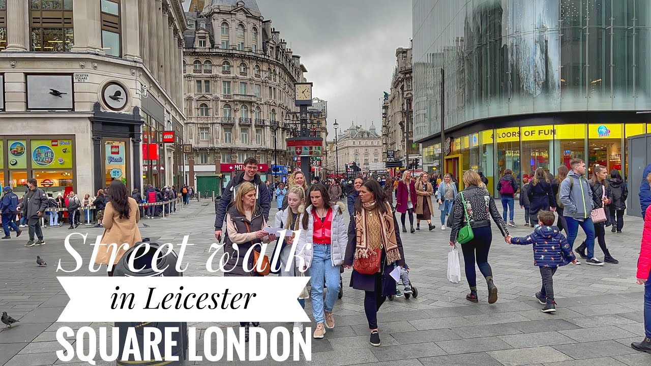 Walking around Leicester Square England | London tour | Street walk in London