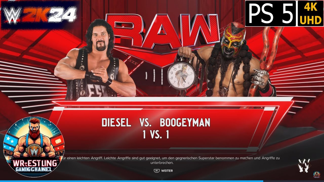 WWE 2K24 - Diesel vs Boogeyman - PS5