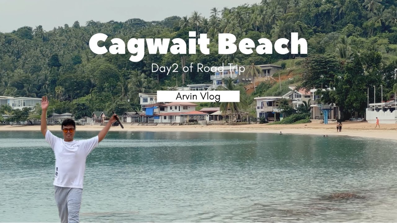 Cagwait White Beach Vlog First Time Surigao Del Sur 2025