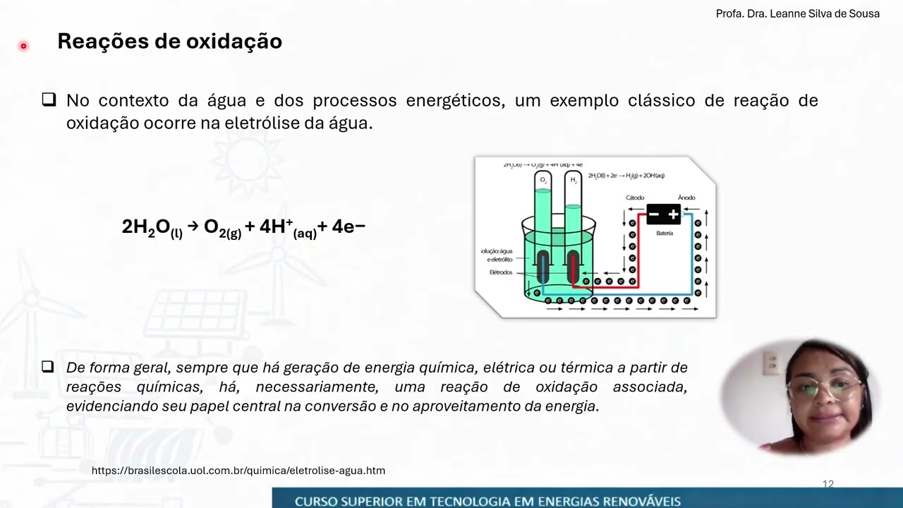 Aula 2 -  Profa. Dra.  Leanne Silva de Sousa   Química Tecnológica 27 - 01 - 2026