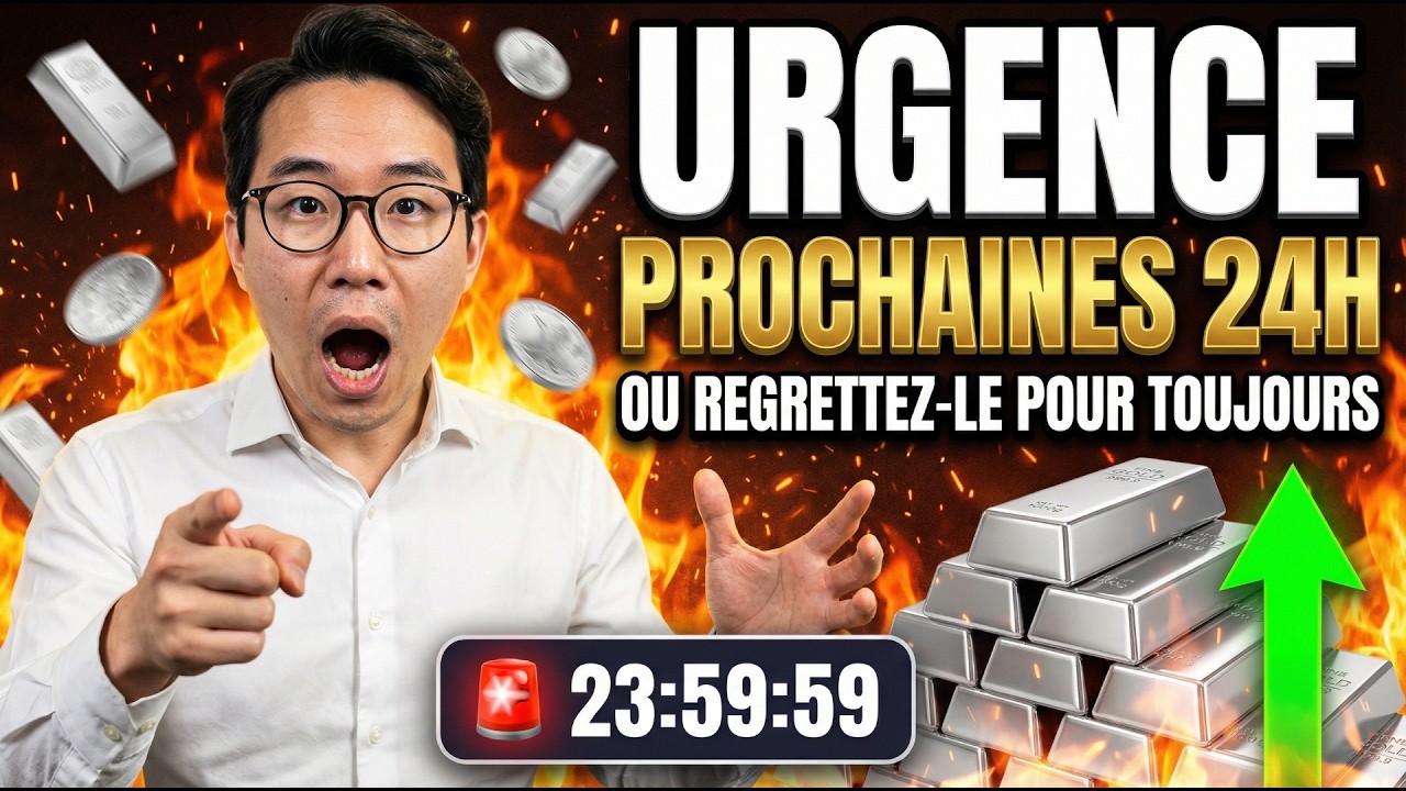 URGENCE : achetez de l’argent dans les PROCHAINES 24 HEURES — ou regrettez-le POUR TOUJOURS