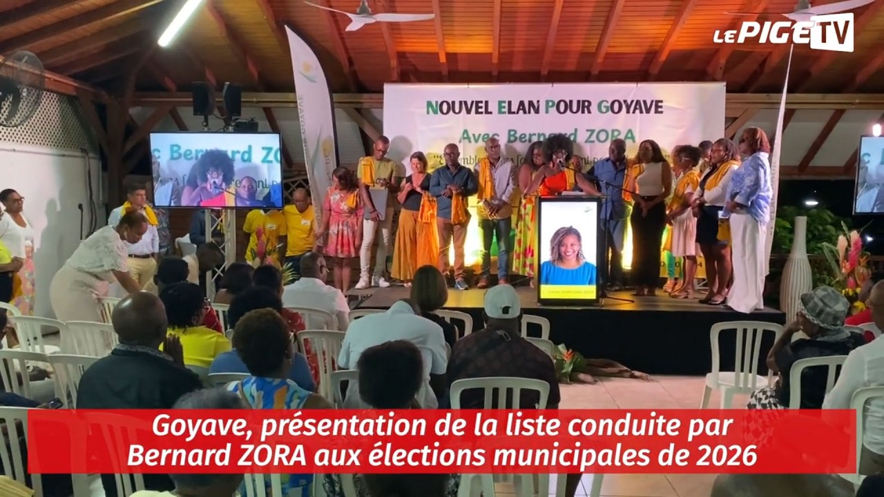 Goyave, présentation de la liste conduite par Bernard Zora aux élections municipales de 2026