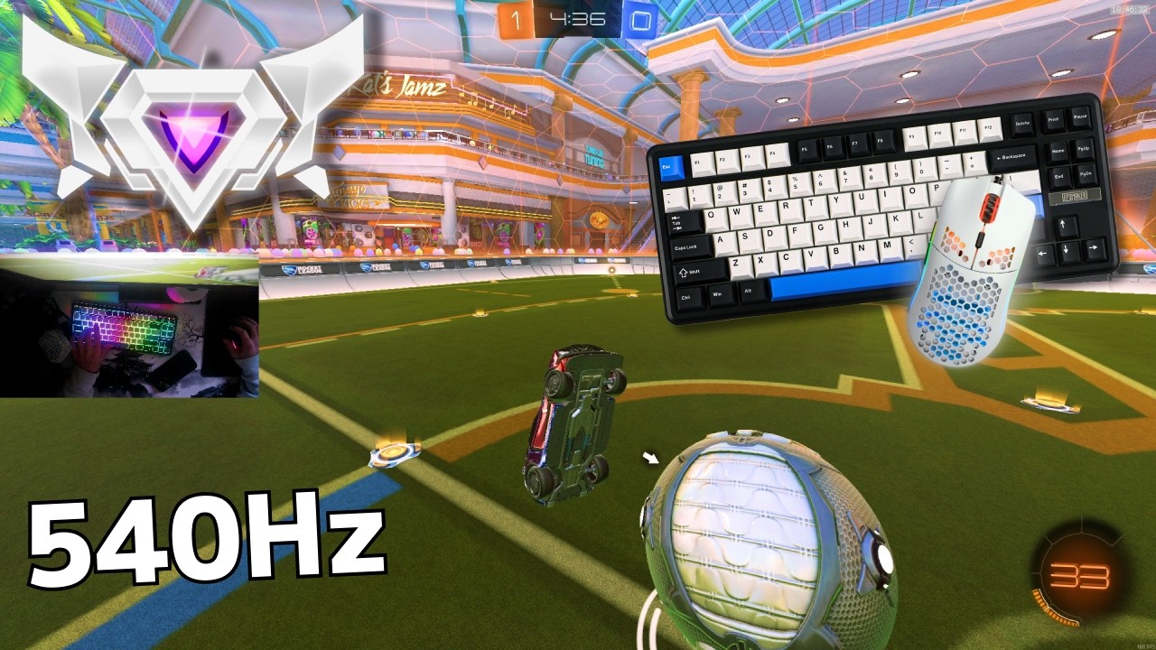 KBM ASMR 😴 Rocket League Ranked 🏆 Satisfying 360 FPS 4K