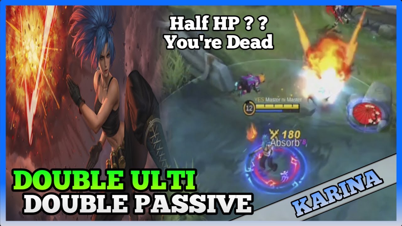 Instant Double Passive on Revamped Karina | MLBB