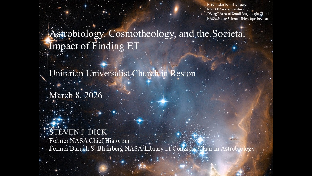 Science Sunday: Astrobiology, Cosmotheology, and the Societal Impact of Finding ET