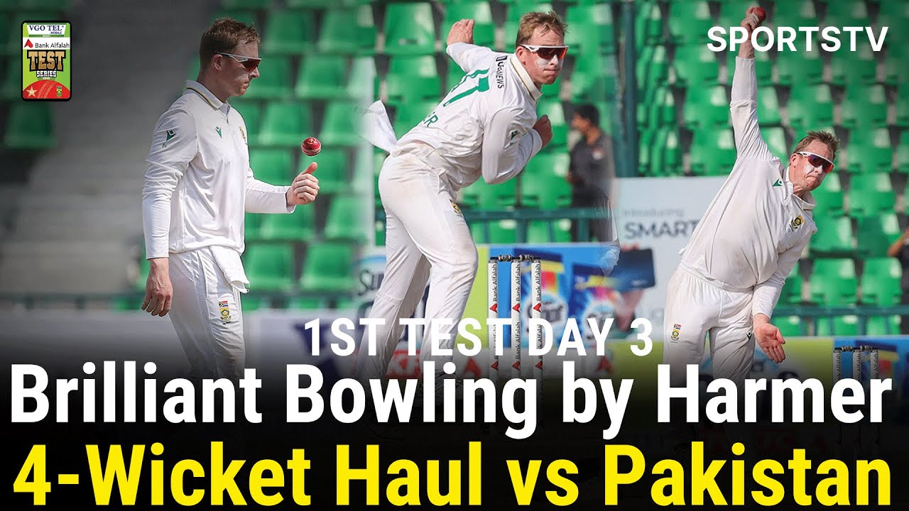 Harmer&rsquo;s 4-Wicket Spell &ndash; Spin Masterclass! | PAK vs SA Test Series | 1st Test Day 3 | PCB | M3U1U