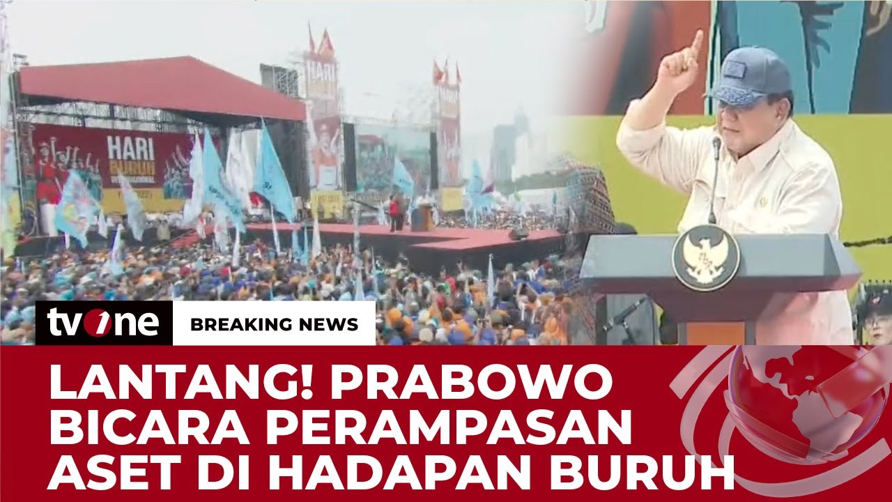 Pidato di Peringatan Hari Buruh 2025, Ini Janji-janji Presiden Prabowo | Breaking News tvOne