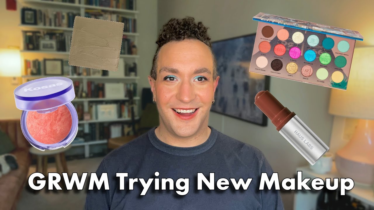 Trying New Makeup GRWM | Kosas, Nomad Cosmetics, Haus Labs and Salt New York!