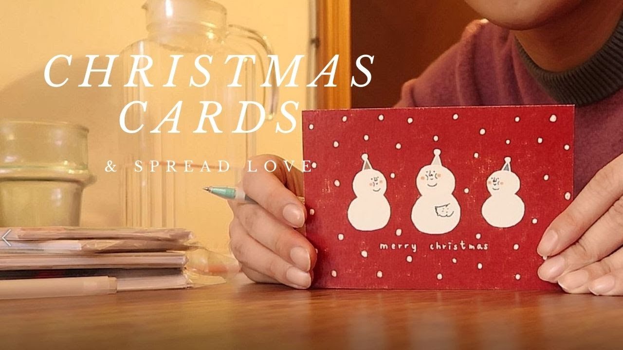 Christmas VLOG | Writing Cards to Spread Love