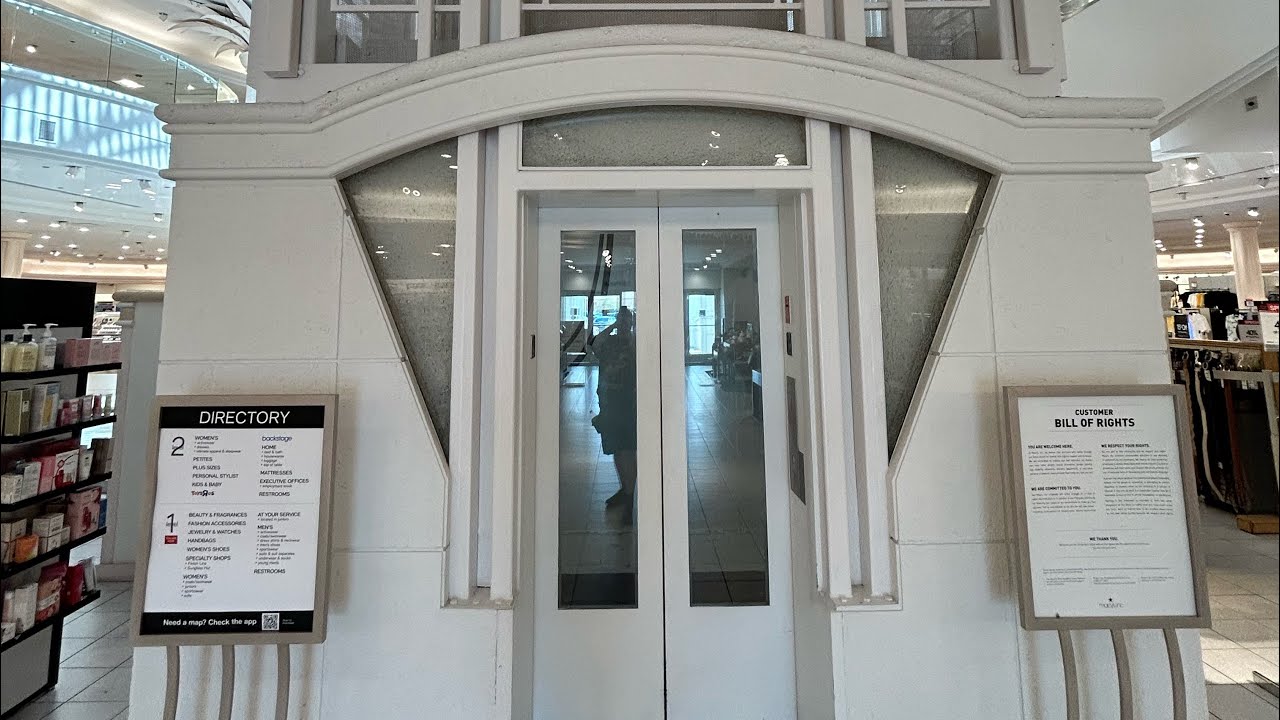 Schindler RT Hydraulic Scenic Elevator At Macy*s Brandon Mall In Brandon, FL