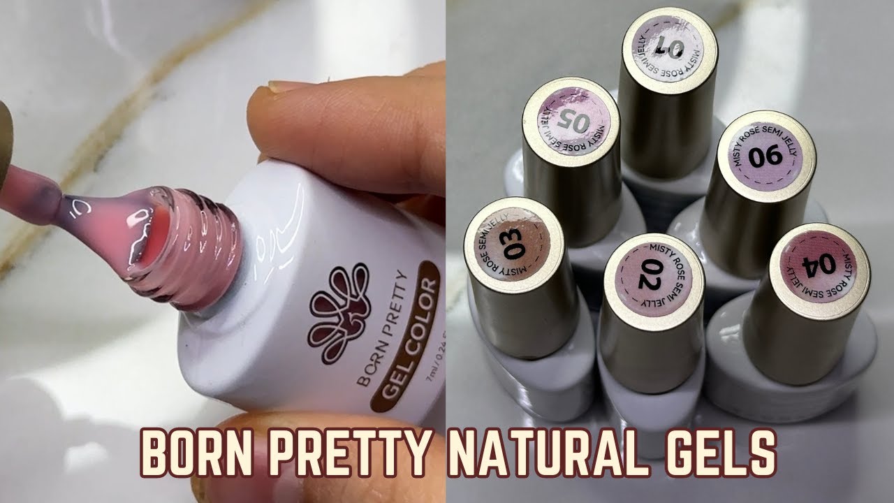 Natural Gel Polishes? 🤔 BORN PRETTY Gel Polish Unboxing & Review